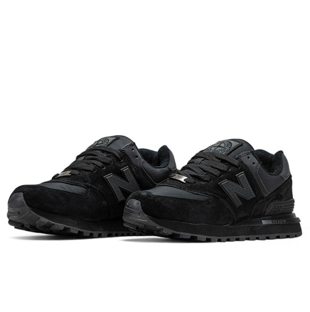 New Balance 574 x Stone Island Black FUR