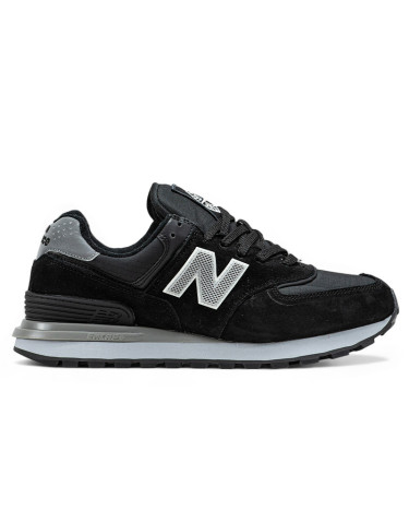 New Balance 574 x Stone Island Black Gray С МЕХОМ