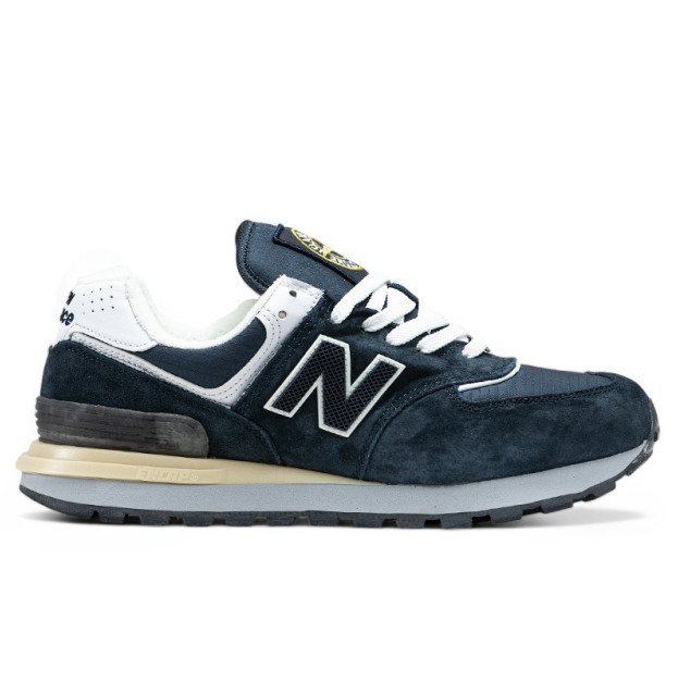 New Balance 574 x Stone Island Blue White FUR