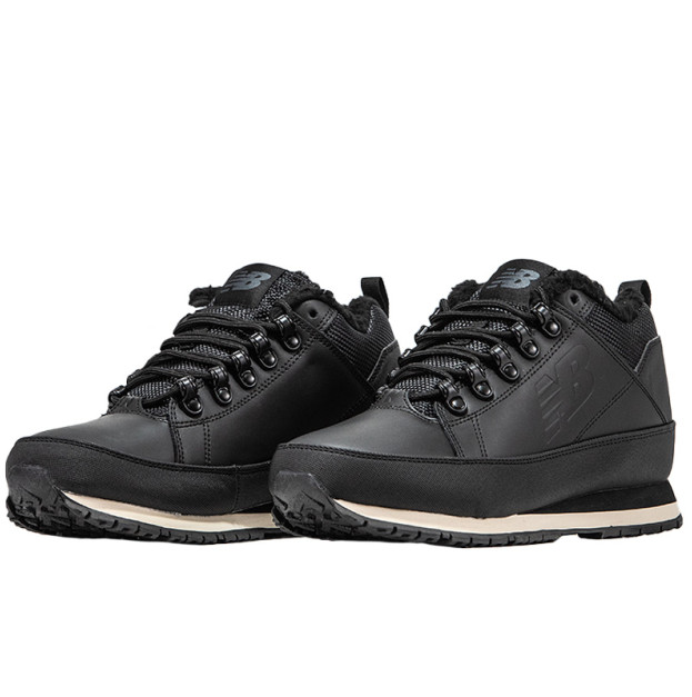 New Balance 754 Black White Winter с Мехом