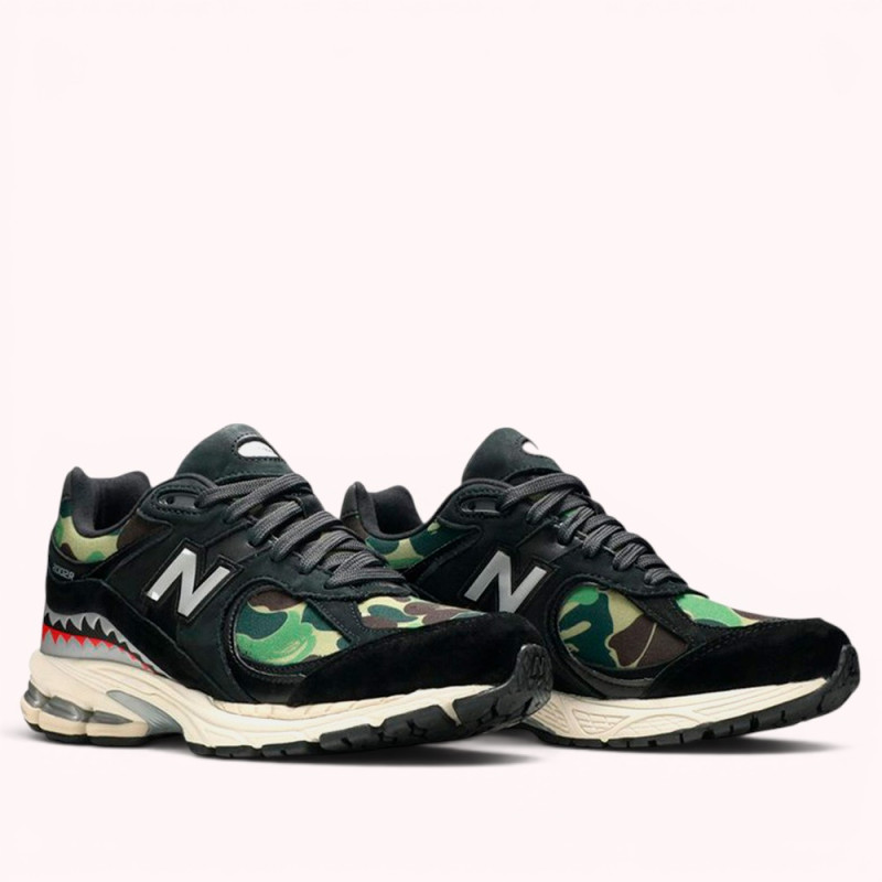 Кросівки New Balance 2002R BAPE Black