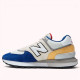 Кроссовки New Balance 574 Legacy White Blue Yellow
