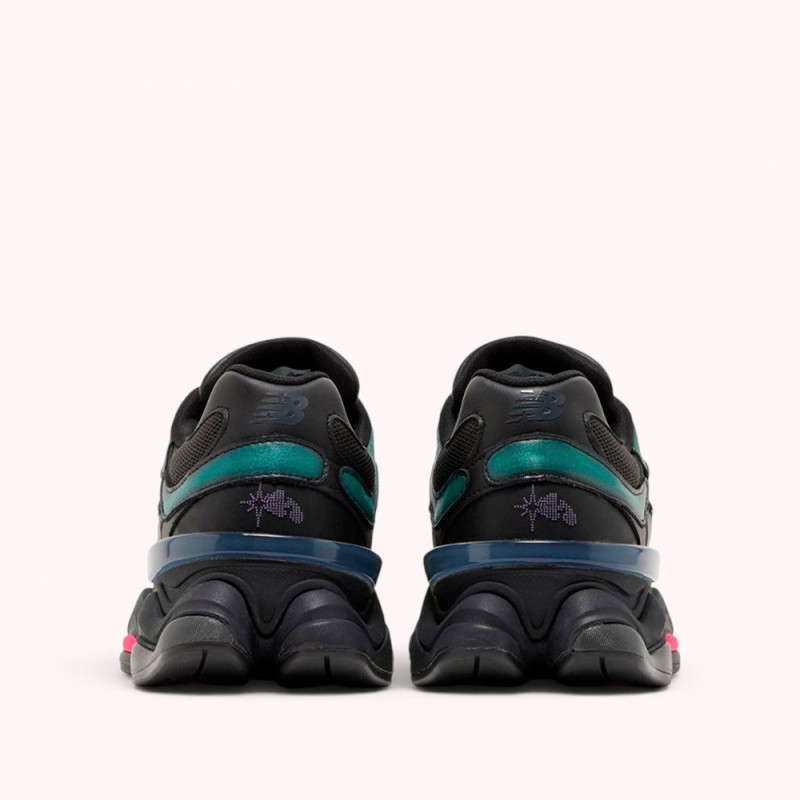 Кроссовки New Balance 9060 Mowalola Burglarwear Black Teal Pink