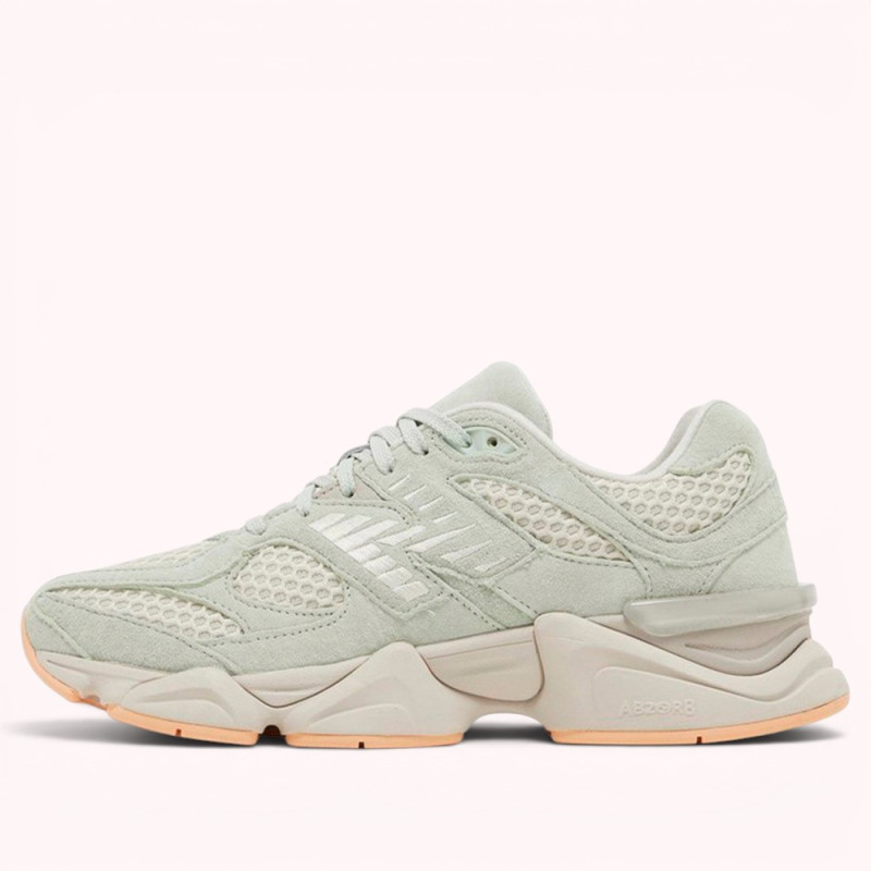 Кроссовки New Balance 9060 x The Whitaker Group Missing Pieces Pack Silver Moss Green