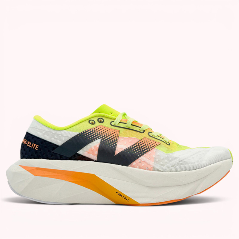 Кроссовки New Balance FuelCell Rebel V4 White Bleached Lime Glo