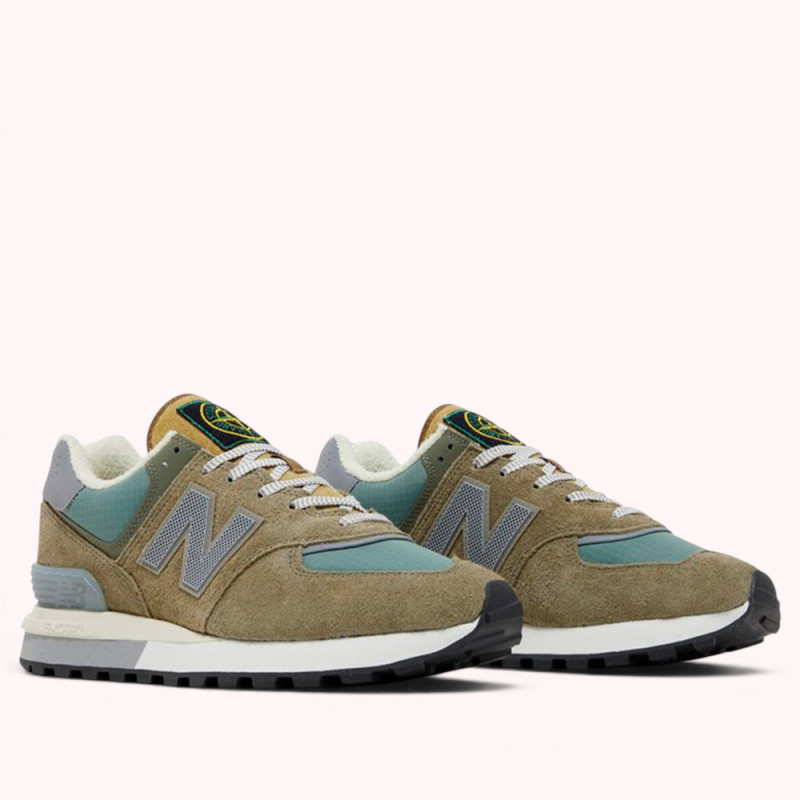 Кроссовки New Balance x Stone Island 574 Legacy Steel Blue