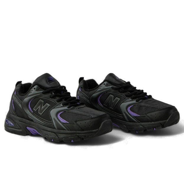 New Balance 530 Black Purple Winter With FUR