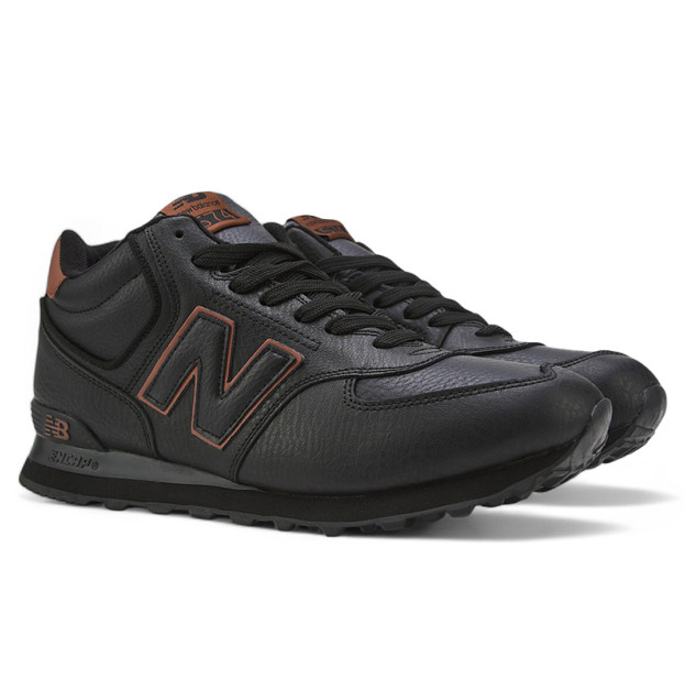 New Balance 574 Black Brown With FUR