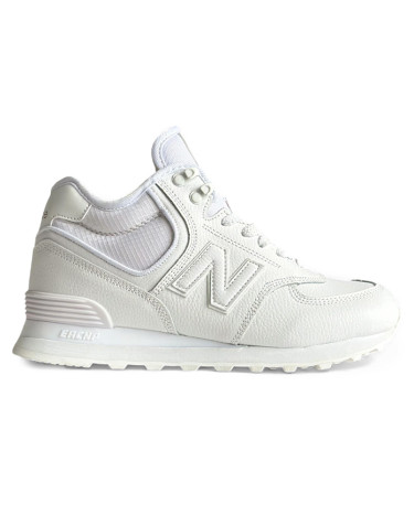 New Balance 574 Mid Cristal White С МЕХОМ