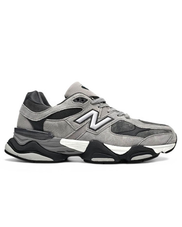 New Balance 9060 Gray Black Two WITH FUR