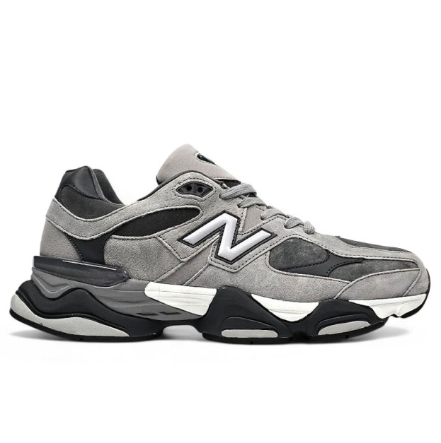New Balance 9060 Gray Black Two WITH FUR