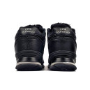 New Balance 574 Black White Winter С МЕХОМ