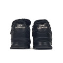 New Balance 574 Black Leather Winter С МЕХОМ