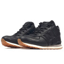 New Balance 574 High Leather Black White Gym Winter С МЕХОМ