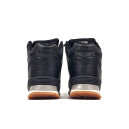 New Balance 574 High Leather Black White Gym Winter С МЕХОМ