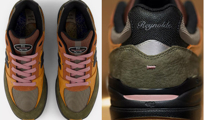 New Balance Numeric 933 with designs by Mike Gigliotti